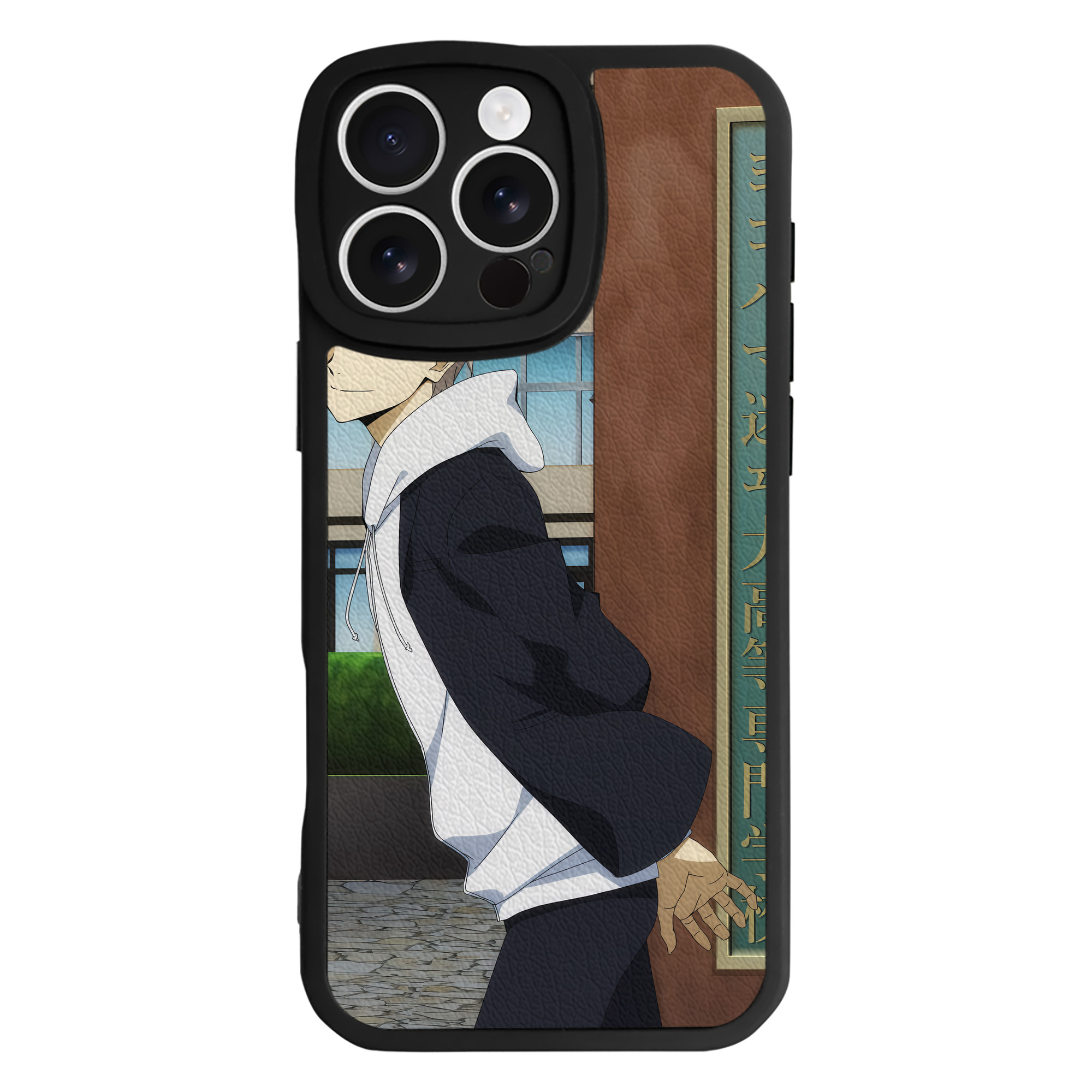 （画像用） 文豪ストレイドッグス Bungo Stray Dogs 【iPhone 16シリーズ対応】シリコンスマホケース（レザー調） 材質：シリコン